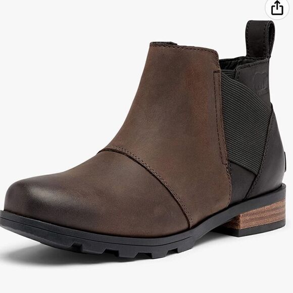 Sorel Women's Emelie Chelsea Boot - Light and Heavy Rain - Waterproof - Picture 1 of 8